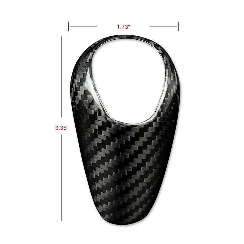 AIRSPEED Gear Shift Knob Cover Interior Trim for BMW M2 F87 M3 F80 M4 F82 M5 F83 F10 F12 F13 X5M F85 X6M F86 Accessories, Carbon Fiber - Image 2